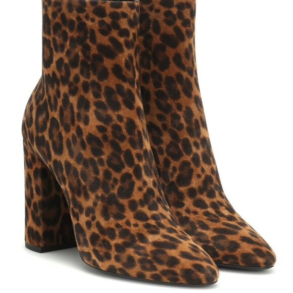 Saint Laurent Suede Ankle Boots - Picture 11 of 11